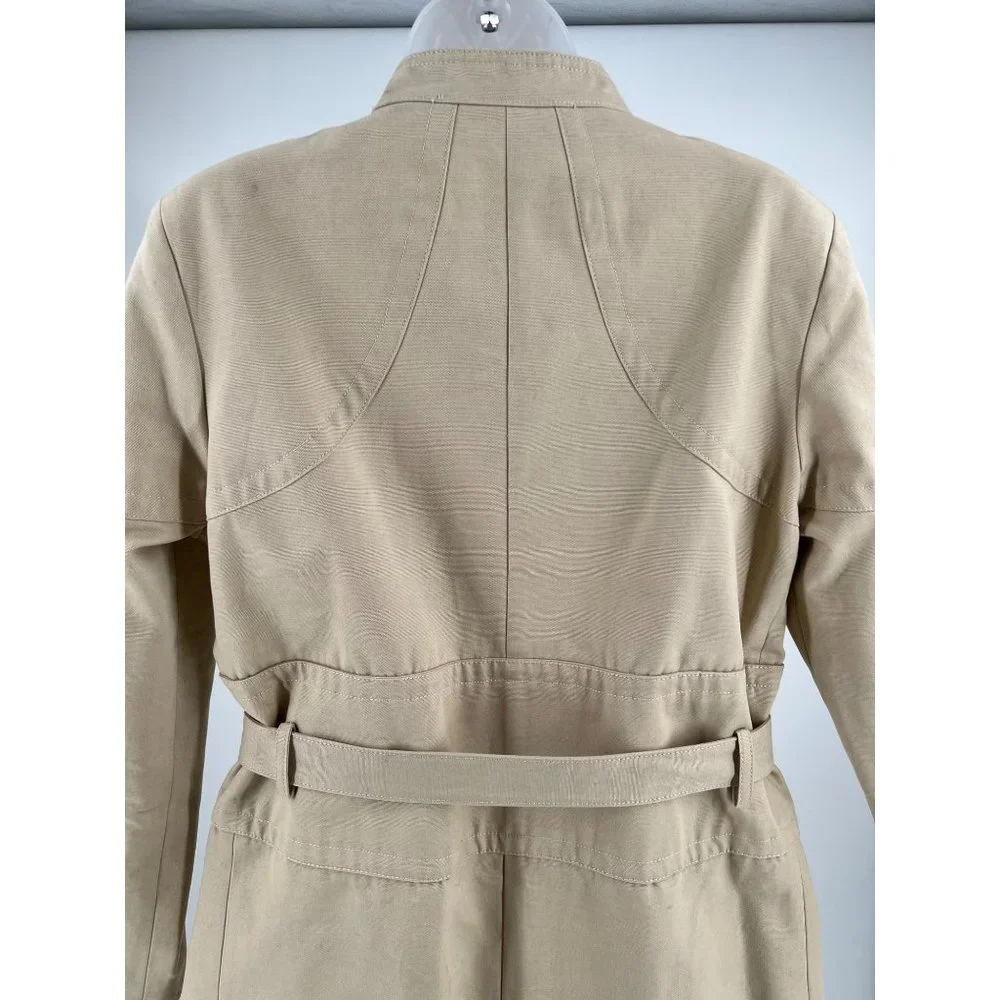 New See By Chloe Ladies Khaki Military Jacket Size 10 - Picture 9 of 12